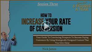 Bonus Video 3: How To Increase Your Rate Of Conversion
